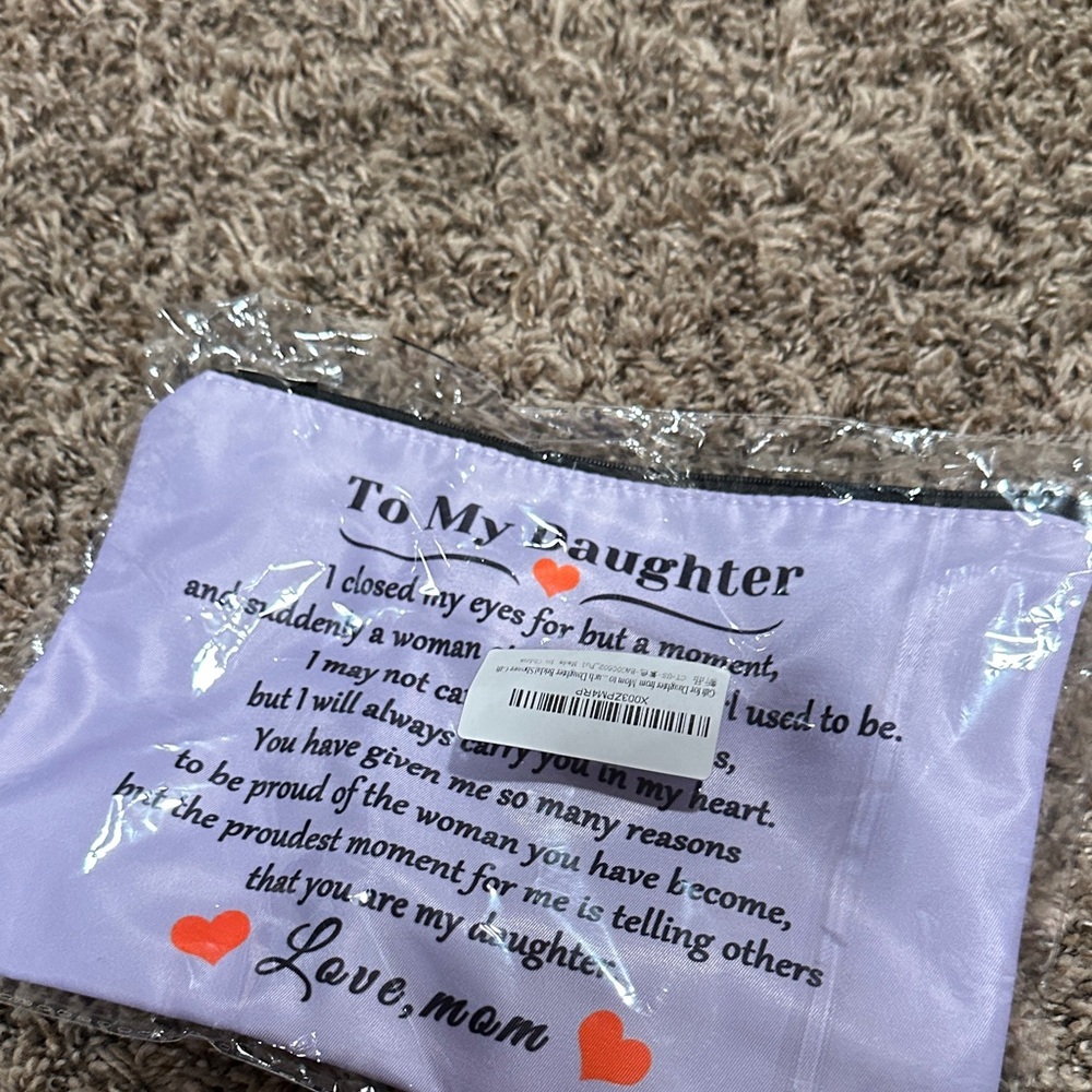 SoftWalk Purple Cosmetic Bag